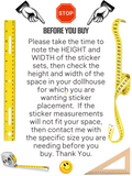 Please Check Your Dollhouse Space In Regards to Product Measurements