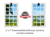 onlinedollstore.com white dollhouse windows with lake views